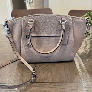 Coach Beige Leather Satchel